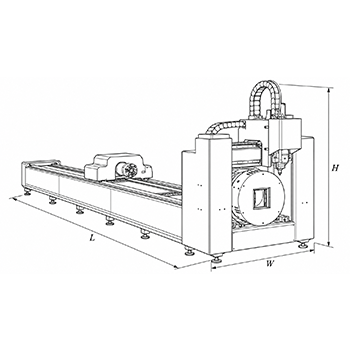 Laser Tube Cutting Machine – Horizontal Type